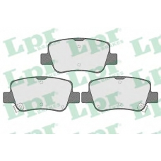05P1522 LPR Комплект тормозных колодок, дисковый тормоз