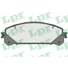 05P1691 LPR Комплект тормозных колодок, дисковый тормоз
