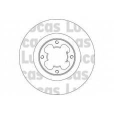 DF4016 TRW Тормозной диск