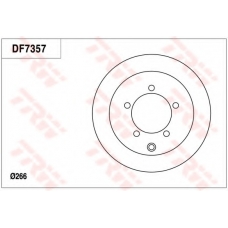 DF7357 TRW Тормозной диск