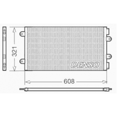 DCN09104 DENSO Конденсатор, кондиционер