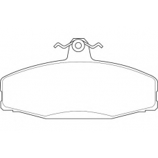 WBP21662A WAGNER LOCKHEED Комплект тормозных колодок, дисковый тормоз