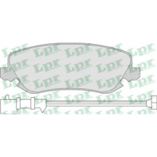 05P842 LPR Комплект тормозных колодок, дисковый тормоз