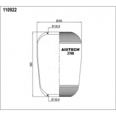 3768 Airtech Кожух пневматической рессоры