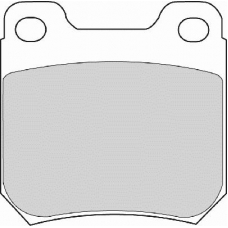 FD6603A NECTO Комплект тормозных колодок, дисковый тормоз