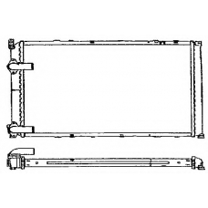 2060168 ORDONEZ Радиатор, охлаждение двигателя