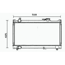RM0598 EQUAL QUALITY Радиатор, охлаждение двигателя