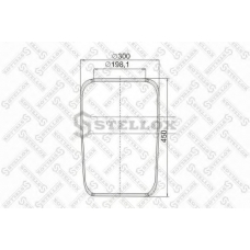 90-07270-SX STELLOX Кожух пневматической рессоры