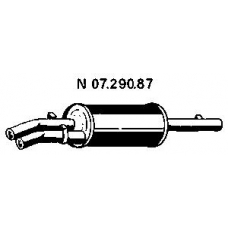 07.290.87 EBERSPACHER Глушитель выхлопных газов конечный