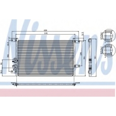 94526 NISSENS Конденсатор, кондиционер