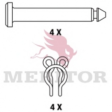 MDP3032K MERITOR Комплект тормозных колодок, дисковый тормоз