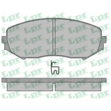 05P1318 LPR Комплект тормозных колодок, дисковый тормоз