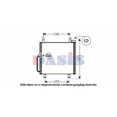 322024N AKS DASIS Конденсатор, кондиционер
