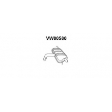 VW80580 VENEPORTE Глушитель выхлопных газов конечный