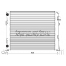 N653-07 ASHUKI Радиатор, охлаждение двигателя