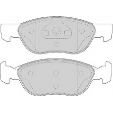 DBP231651 DURON Комплект тормозных колодок, дисковый тормоз