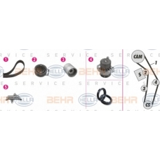 8MP 376 809-871 HELLA Водяной насос + комплект зубчатого ремня