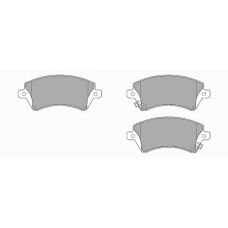 818 SIMER Комплект тормозных колодок, дисковый тормоз