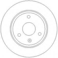 AC2123D AC Delco Тормозной диск