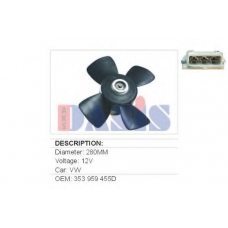 048340N AKS DASIS Вентилятор, охлаждение двигателя
