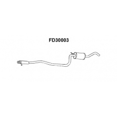 FD30003 VENEPORTE Средний глушитель выхлопных газов