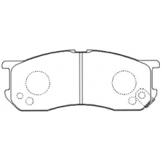 PN-6341 JNBK Колодки тормозные