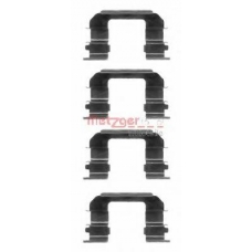 Z 1287 METZGER Комплектующие, колодки дискового тормоза