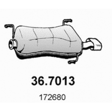 36.7013 ASSO Глушитель выхлопных газов конечный