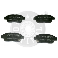 10347 OPTIMAL Комплект тормозных колодок, дисковый тормоз
