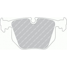 FDB857 FERODO Комплект тормозных колодок, дисковый тормоз