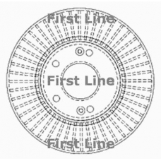 FBD1546 FIRST LINE Тормозной диск