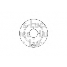 DF1990 TRW Тормозной диск