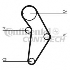 CT973 CONTITECH Ремень ГРМ