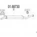 01.68730 MTS Глушитель выхлопных газов конечный