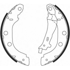 GS8655 TRW Комплект тормозных колодок