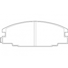 WBP21467A WAGNER LOCKHEED Комплект тормозных колодок, дисковый тормоз