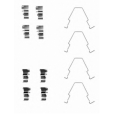8DZ 355 203-971 HELLA PAGID Комплектующие, колодки дискового тормоза