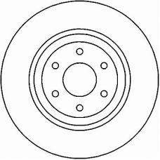 MDC1834 MINTEX Тормозной диск