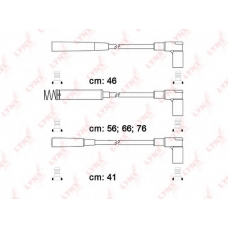 SPC5943 LYNX Комплект проводов зажигания
