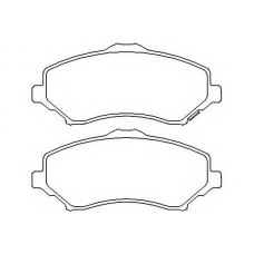 MDB3000 MINTEX Комплект тормозных колодок, дисковый тормоз