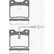 8110 23012 TRISCAN Комплект тормозных колодок, дисковый тормоз