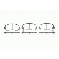 0094 10 KAWE Комплект тормозных колодок, дисковый тормоз