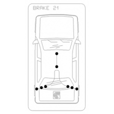 11.5944 COFLE Трос, стояночная тормозная система