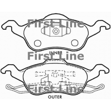 FBP3227 FIRST LINE Комплект тормозных колодок, дисковый тормоз