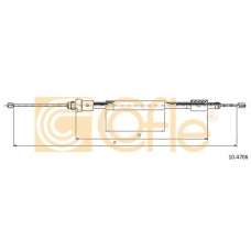 10.4706 COFLE Трос, стояночная тормозная система
