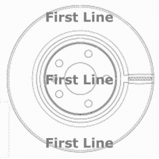 FBD1563 FIRST LINE Тормозной диск