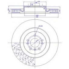 142.1785 CAR Тормозной диск
