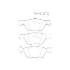 WBP21636A WAGNER LOCKHEED Комплект тормозных колодок, дисковый тормоз