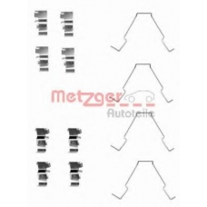 Z 1652 METZGER Комплектующие, колодки дискового тормоза