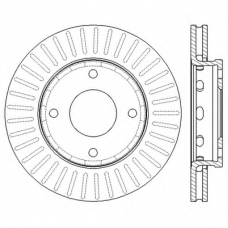 562575BC BENDIX Тормозной диск